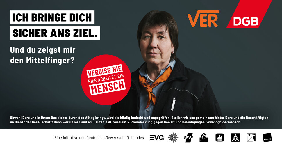 Bild zeigt eine Person, der beim VER angestellt ist.